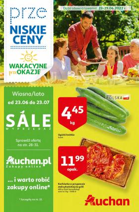 Auchan - Przeniskie ceny wakacyjne przeokazje