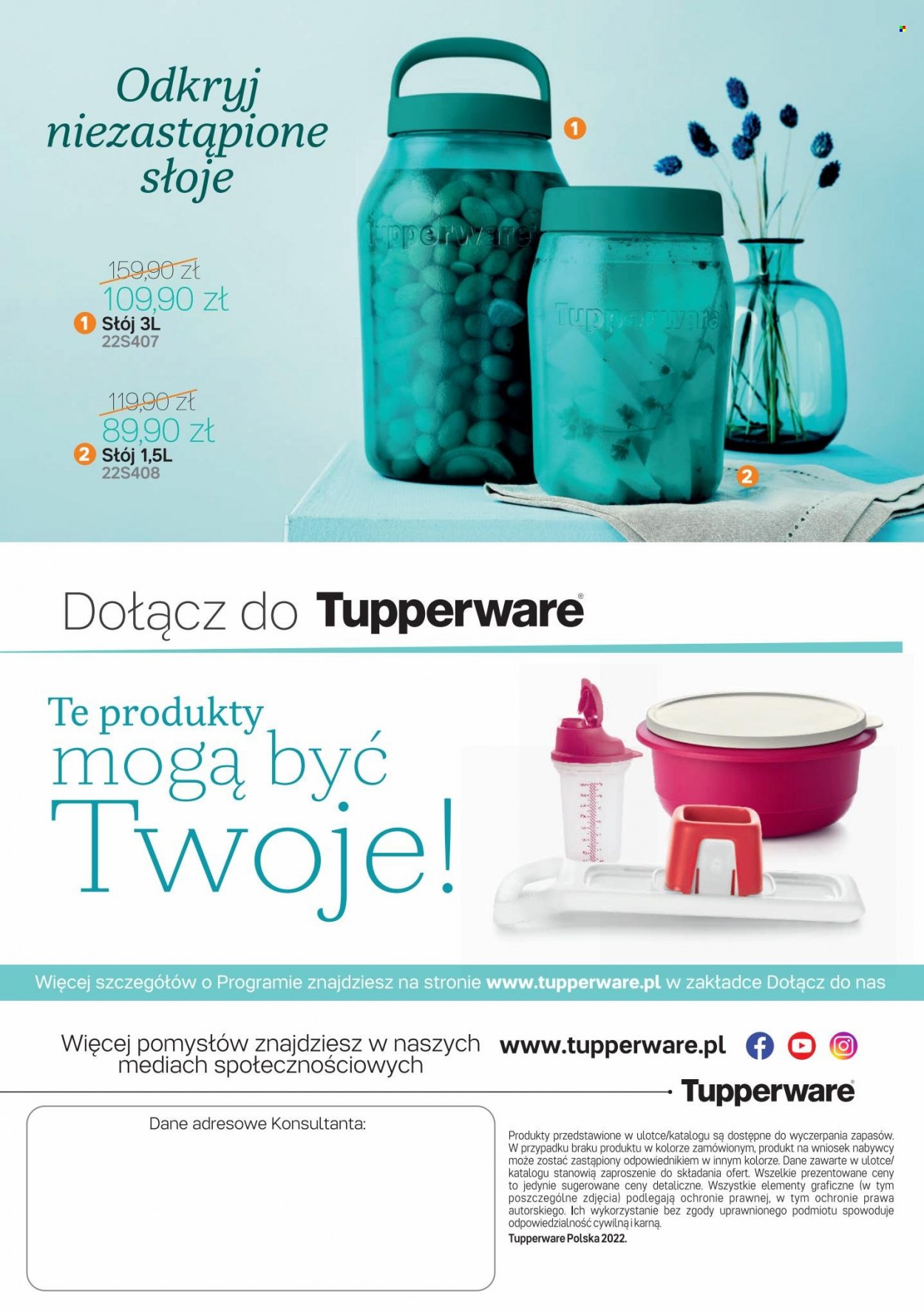 Gazetka Tupperware - 1.8.2022. - 28.8.2022.. Strona 8.