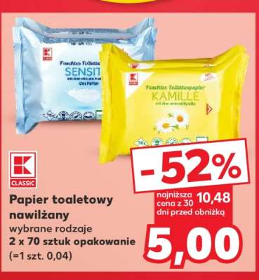 Papier toaletowy nawilżany