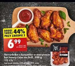 Skrzydełka z kurczaka w marynacie hot honey i Czas na Grill, 500 g