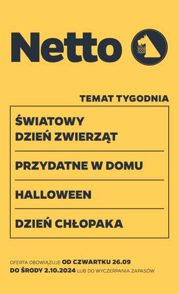 Gazetka Netto - 26.09.2024 - 2.10.2024.