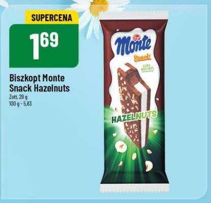 Biszkopt Monte Snack Hazelnuts