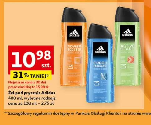 Żel pod prysznic Adidas 400 ml, wybrane rodzaje