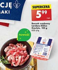 Boczek wędzony Lardons Délice Owaluwa, 125 g