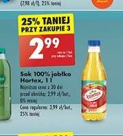 Sok 100% jabłko Hortex, 1 l