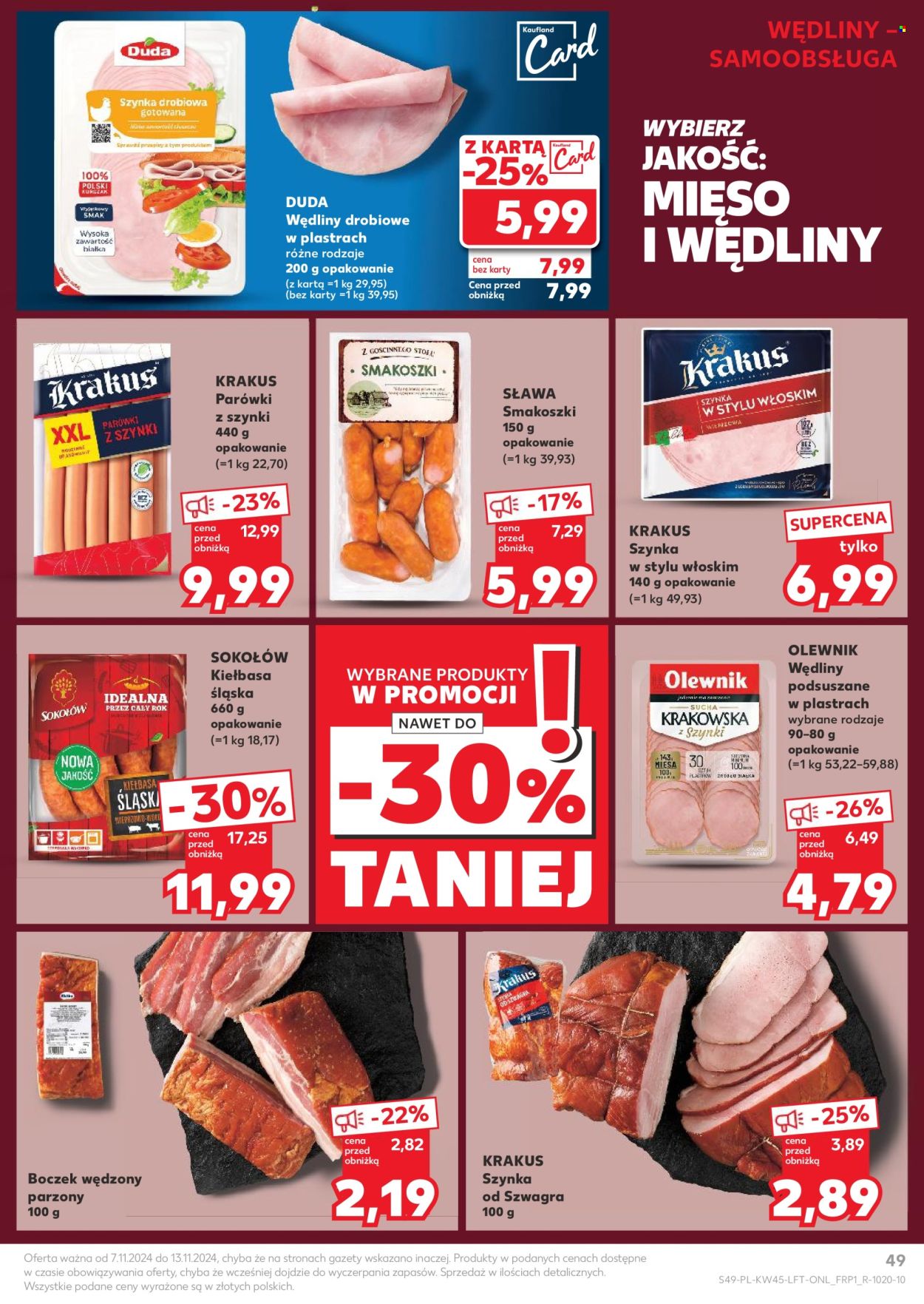 Gazetka Kaufland - 7.11.2024 - 13.11.2024. Strona 1