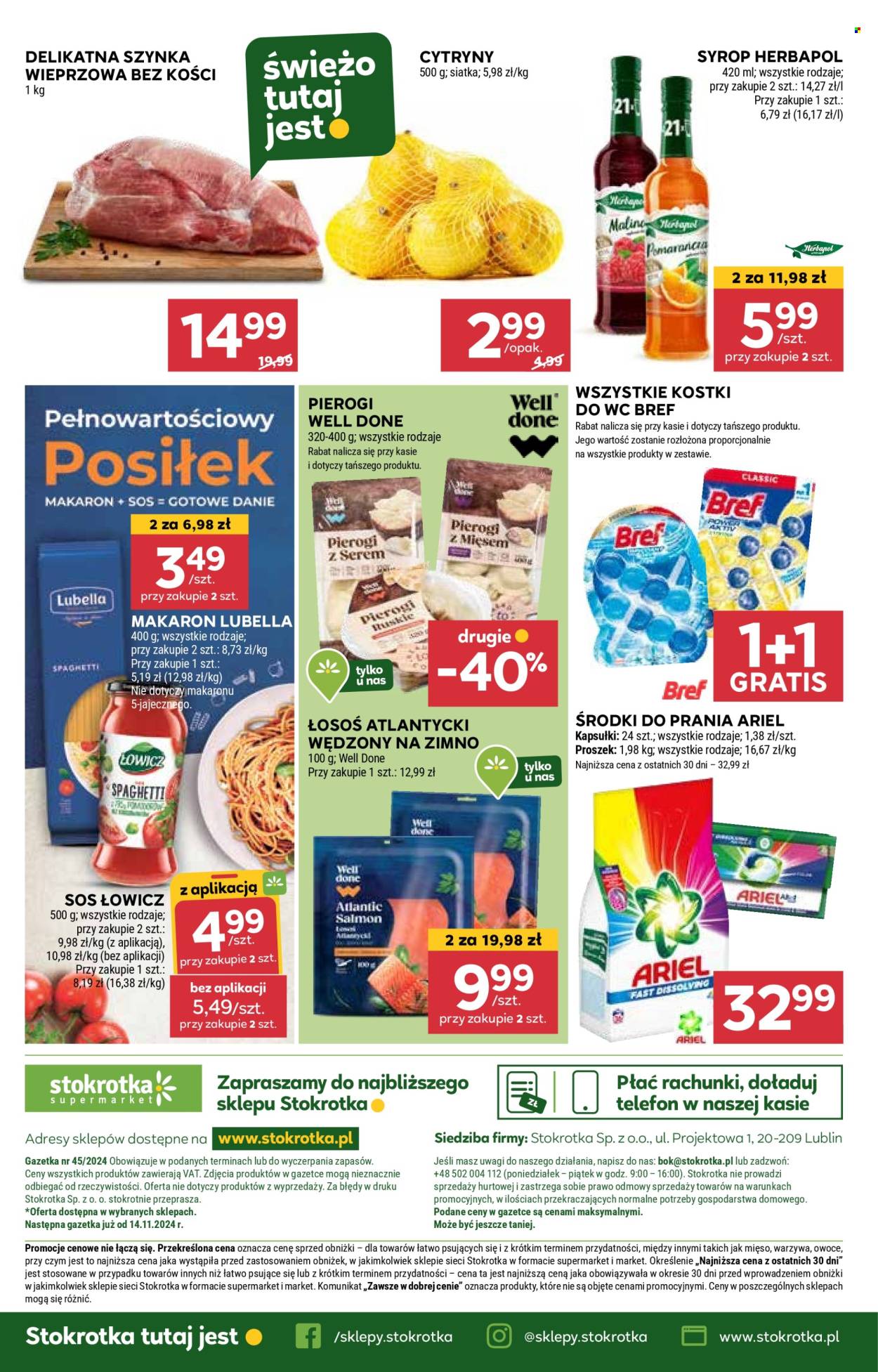 Gazetka Stokrotka Supermarket - 7.11.2024 - 13.11.2024. Strona 1