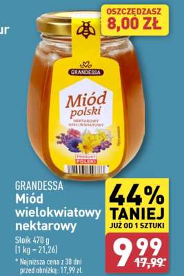 GRANDESSA Miód wielokwiatowy nektarowy