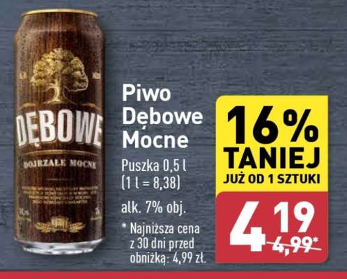 Piwo** DĘBOWE MOCNE