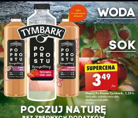 Napój Po Prostu Tymbark, 1,25 l