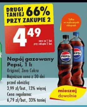 Napój gazowany Pepsi, 1 l