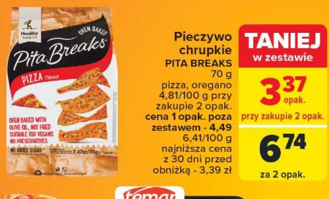 Pieczywo chrupkie PITA BREAKS