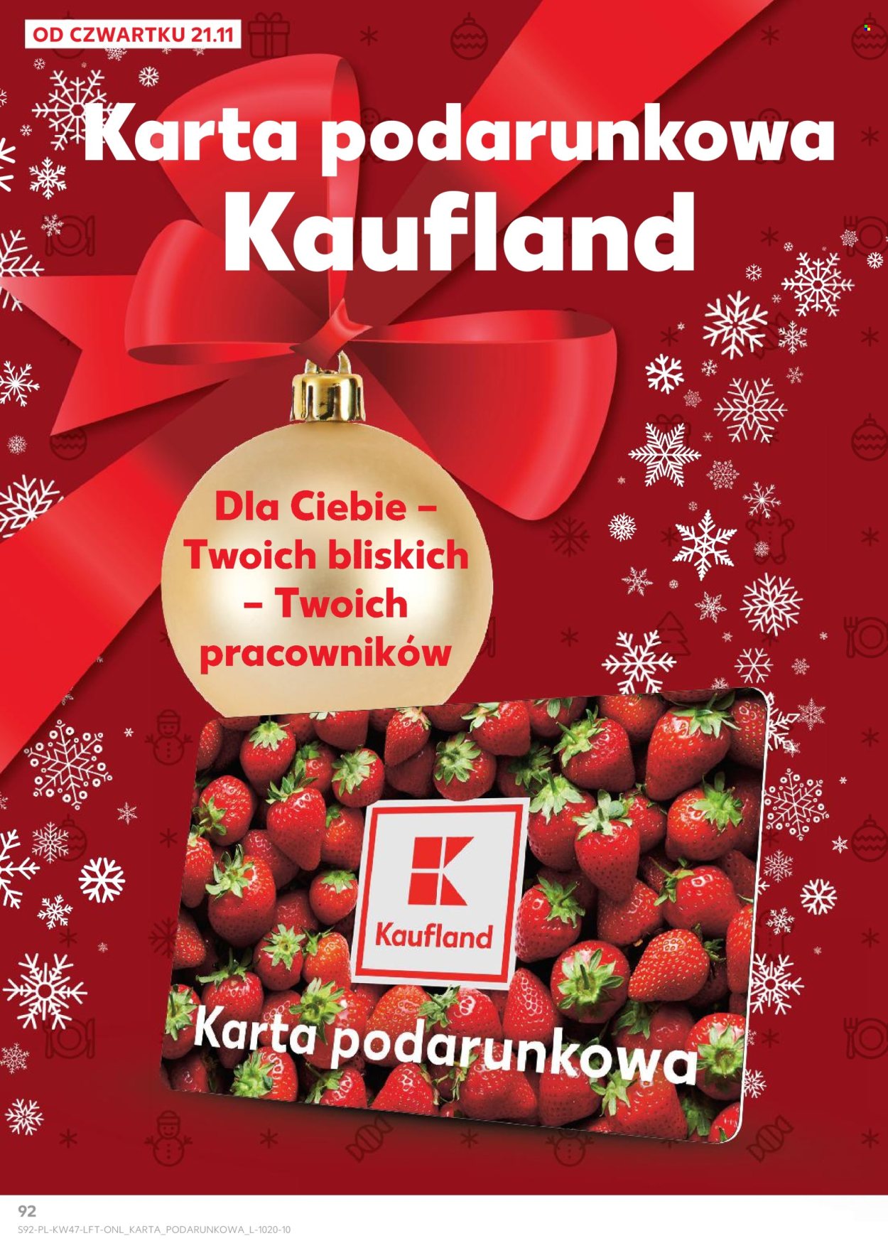 Gazetka Kaufland - 21.11.2024 - 27.11.2024. Strona 1