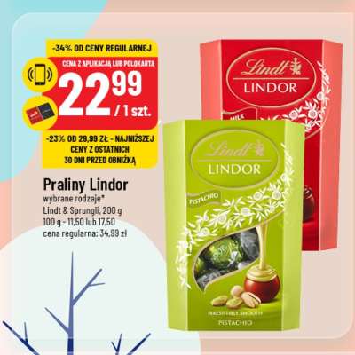 Praliny Lindor