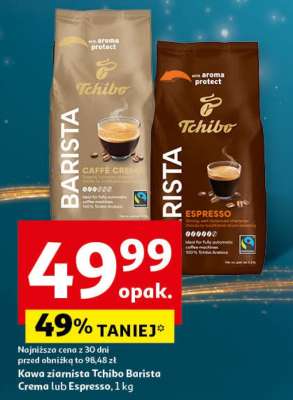 Kawa ziarnista Tchibo Barista Crema lub Espresso, 1 kg