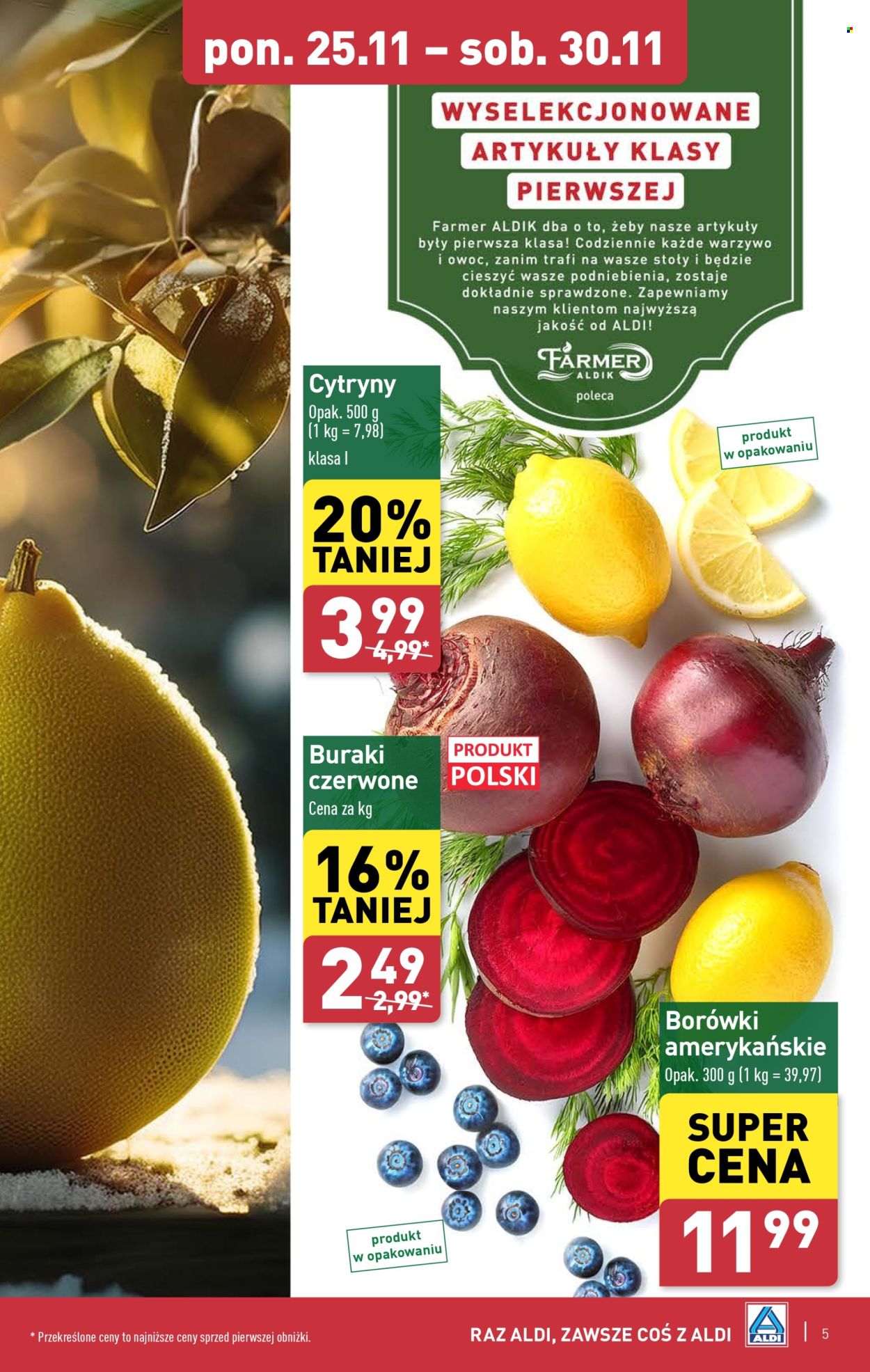 Gazetka ALDI - 25.11.2024 - 30.11.2024. Strona 1