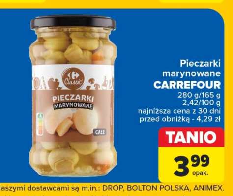 Pieczarki marynowane CARREFOUR