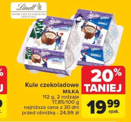 Kule czekoladowe MILKA