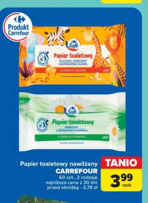 Papier toaletowy nawilžany Carrefour