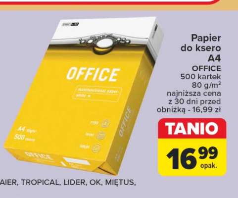 Papier do ksero A4 OFFICE