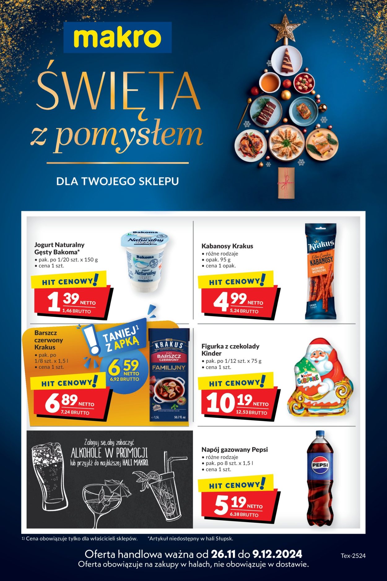 Gazetka Makro - 26.11.2024 - 9.12.2024. Strona 1