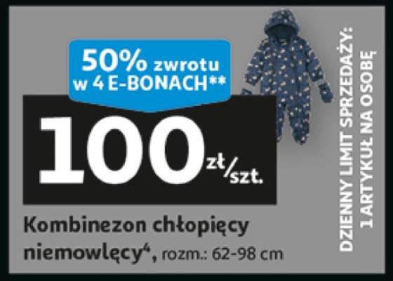 Kombinezon chłopięcy niemowlęcy