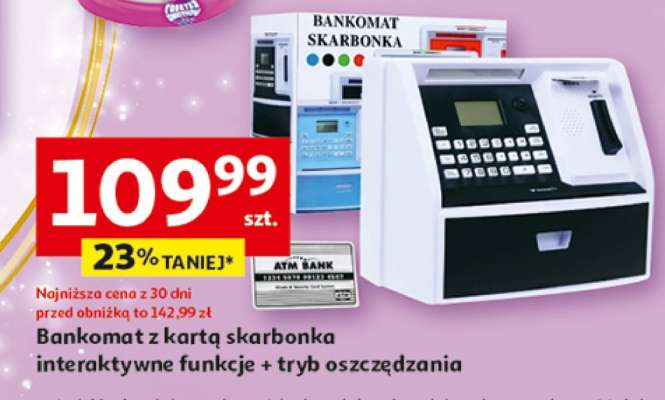 Bankomat z kartą skarbonka