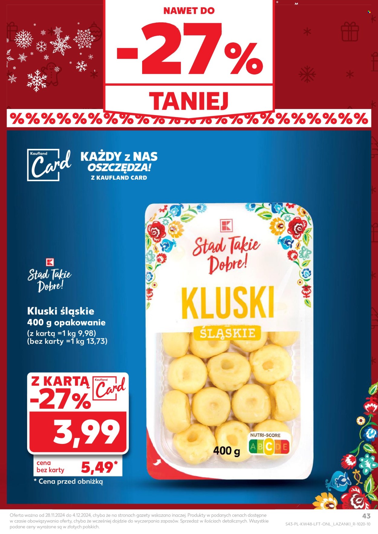 Gazetka Kaufland - 28.11.2024 - 4.12.2024. Strona 1