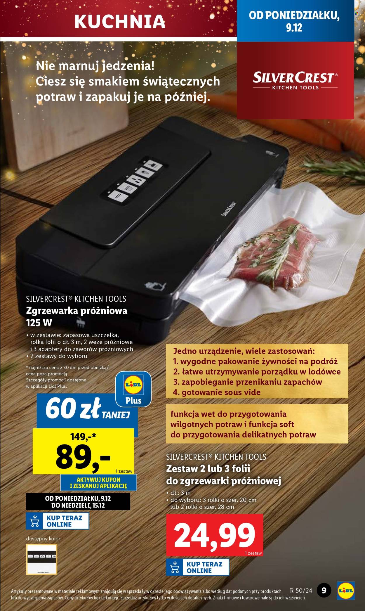 Leták Lidl - 9.12.2024 - 15.12.2024. Strana 9