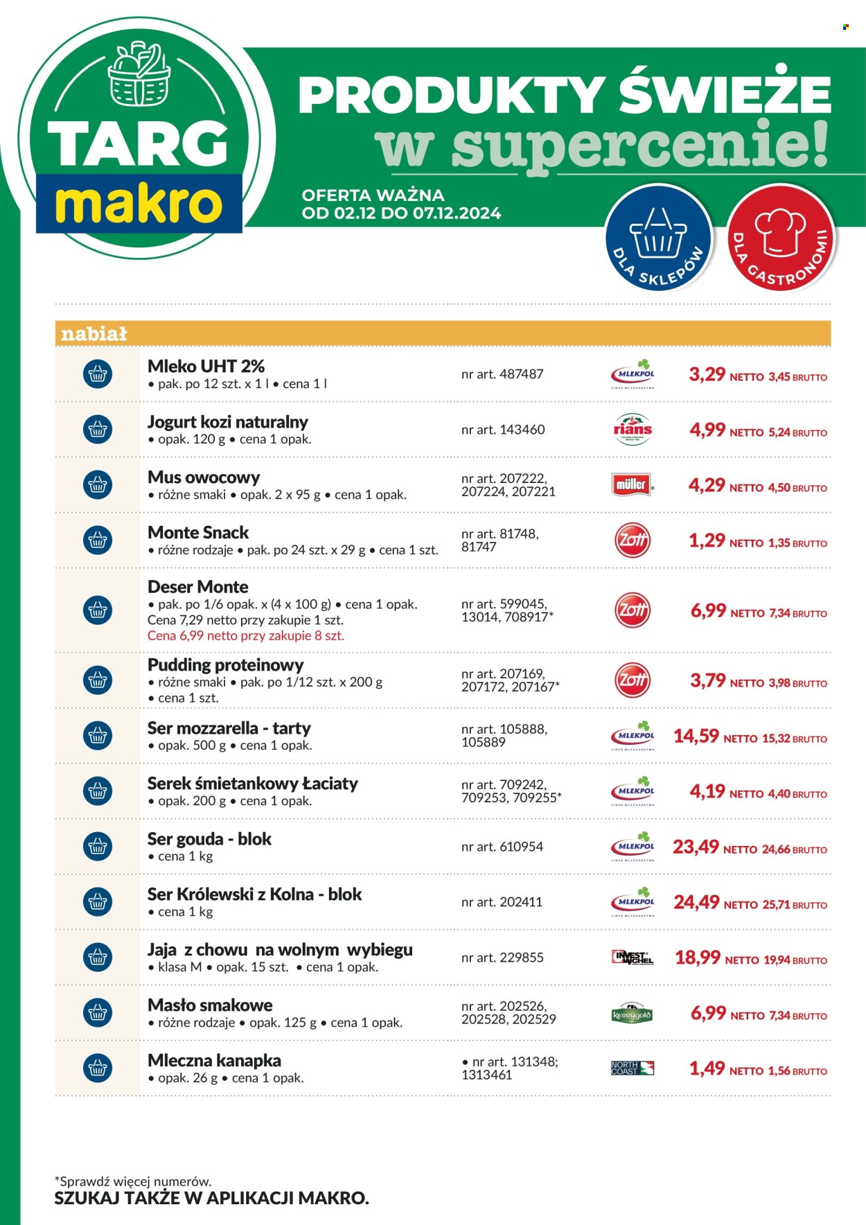 Gazetka Makro - 2.12.2024 - 7.12.2024. Strona 1