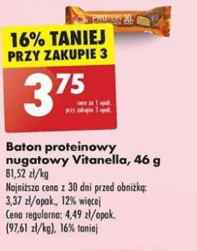 Baton proteinowy nugatowy Vitanella 46 g