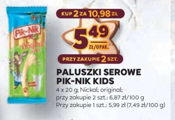 PALUSZKI SEROWE PIK-NIK KIDS