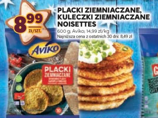 PLACKI ZIEMNIACZANE, KULECZKI ZIEMNIACZANE NOISETTES