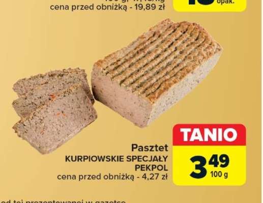 Pasztet KURPIOWSKIE SPECJAŁY PEKPOL