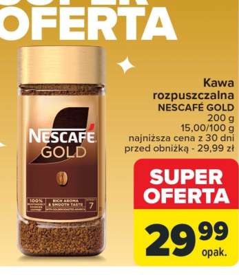 KAWA ROZPUSZCZALNA NESCAFÉ GOLD 200 G