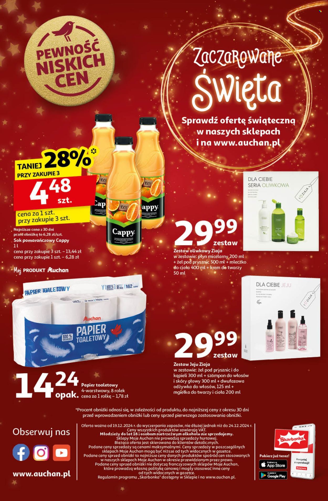 Gazetka Auchan - 19.12.2024 - 24.12.2024. Strona 1