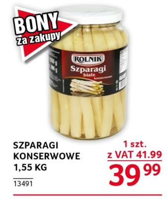 SZPARAGI KONSERWOWE 1,55 KG