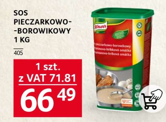 SOS PIECZARKOWO-BOROWIKOWY 1 KG