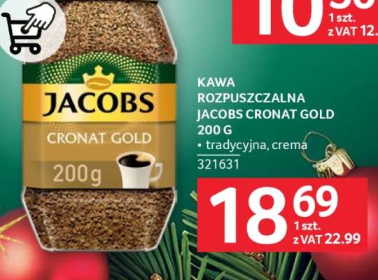 KAWA ROZPUSZCZALNA JACOBS CRONAT GOLD 200 G