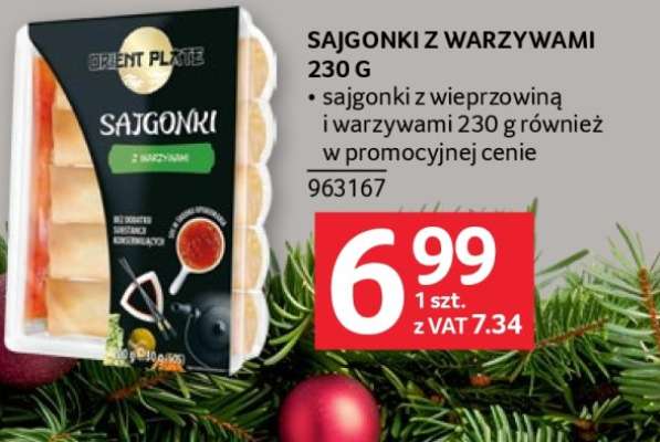 SAJGONKI Z WARZYWAMI 230 G