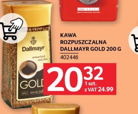 KAWA ROZPUSZCZALNA DALLMAYR GOLD 200 G