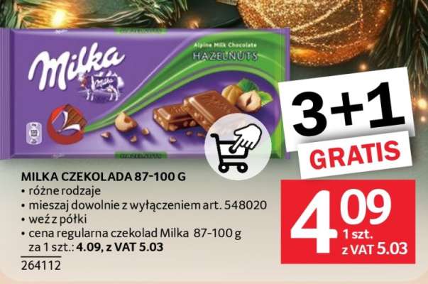 MILKA CZEKOLADA 87-100 G