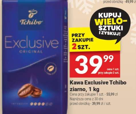 Kawa Exclusive Tchibo ziarno, 1 kg