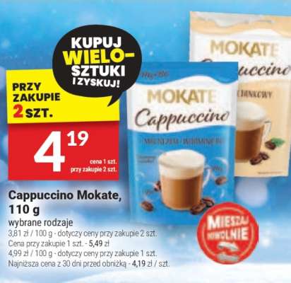 Cappuccino Mokate, 110 g