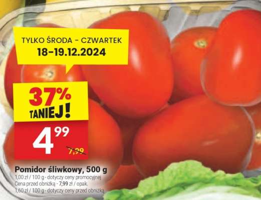 Pomidor śliwkowy, 500 g