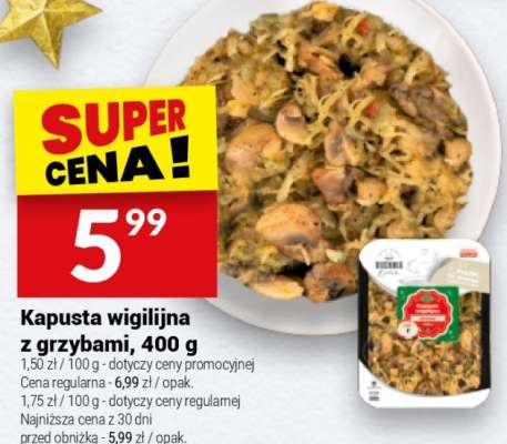 Kapusta wigilijna z grzybami, 400 g