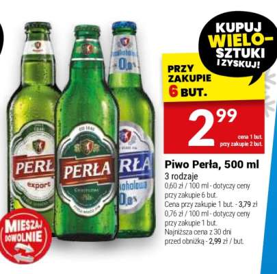 Piwo Perła, 500 ml