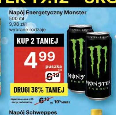 Napój energetyczny Monster