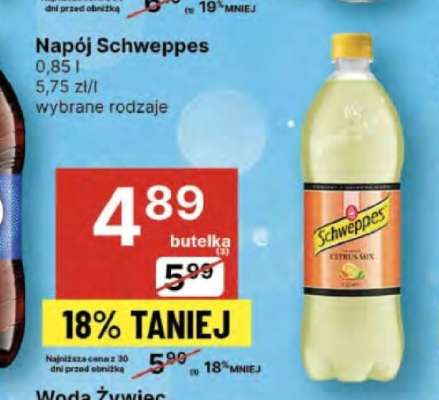 Napój Schweppes