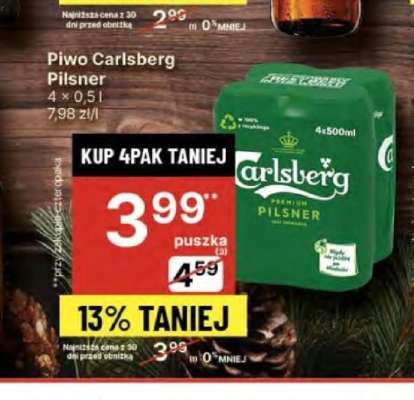 Piwo CARLSBERG PILSNER